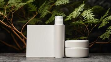 Cosmetic Products Mock up photo