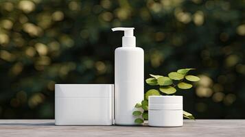 Cosmetic Products Mock up photo