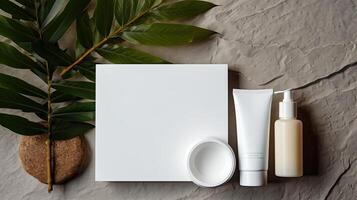 Cosmetic Products Mock up photo
