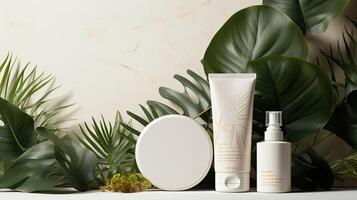 Cosmetic Products Mock up photo
