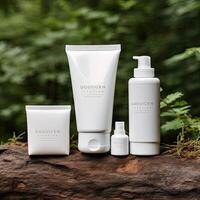 Cosmetic Products Mock up photo