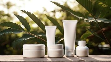 Cosmetic Products Mock up photo