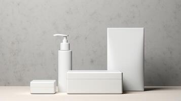 Cosmetic Products Mock up photo