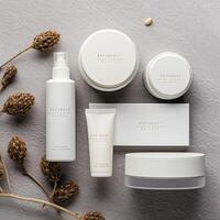 Cosmetic Products Mock up photo