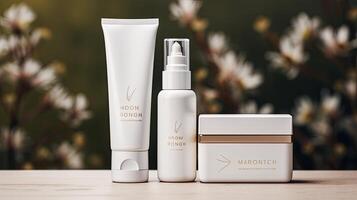 Cosmetic Products Mock up photo