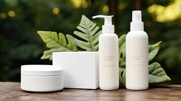 Cosmetic Products Mock up photo