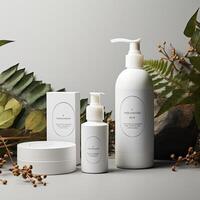 Cosmetic Products Mock up photo