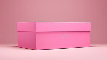 Blank Box Mock Up photo