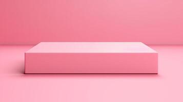 Blank Box Mock Up photo
