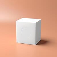 Blank Box Mock Up photo