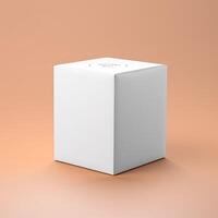 Blank Box Mock Up photo