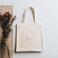 Tote Bag Mock up photo