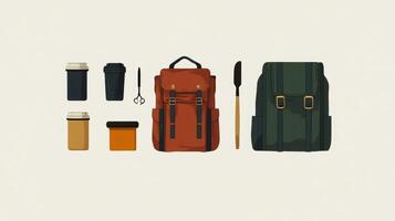 Essential Adventure Equipment for Camping and Climbing - Backpacks, Gear, and Accessories for Outdoor Enthusiasts photo