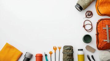 Essential Adventure Equipment for Camping and Climbing - Gear and Tools for Outdoor Enthusiasts photo