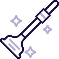 Plunger Two Color Line Icon vector