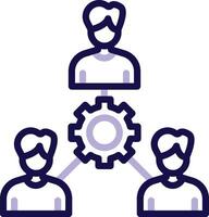 Onboarding Two Color Line Icon vector