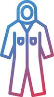 Coveralls Gradient Line Icon vector