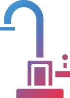 Faucet Glyph Gradient Icon vector