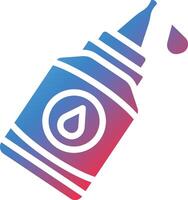 Glue Glyph Gradient Icon vector