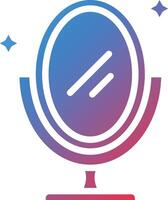Mirror Glyph Gradient Icon vector