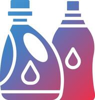 Liquid Detergent Glyph Gradient Icon vector