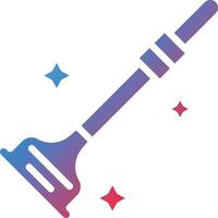 Plunger Glyph Gradient Icon vector