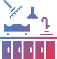 Kitchen Glyph Gradient Icon vector