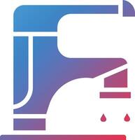 Faucet Glyph Gradient Icon vector