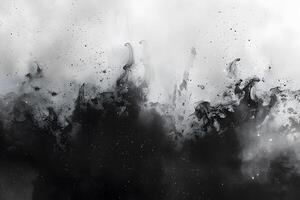 Abstract Ink Smoke and Spray Texture for Background Design and Art Projects photo