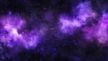 Witness a breathtaking display of purple dots arranged in a mesmerizing galaxy formation, glowing intensely against the infinite blackness of the cosmos, creating celestial wonders. photo