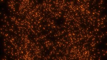 A Burst of Energy with the Release of Particles that Slow Down and then with the Flicker of Some Disappear. Holiday Greetings, Cards. video