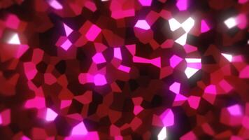 red and pink diamond shapes are shown in this abstract background video
