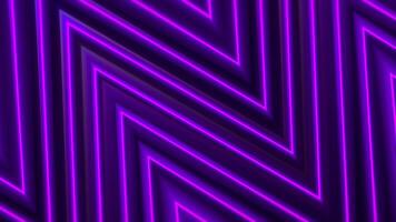 Magical Abstract Neon Animation with Neon Lines and Angles. video