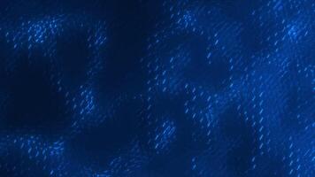 Fantastic embossed blue background of moving shiny bright hexagons creating a grid. video