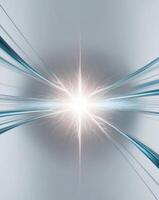 The Human Spark a Digital Representation of Energy. photo