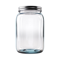 Empty jar isolated on transparent background png