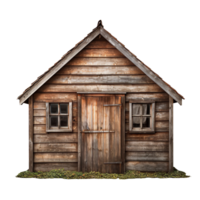 Garden shed isolated on transparent background png