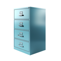 Office Filing Cabinet isolated on transparent background png