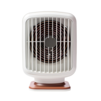 Modern electric fan heater isolated on transparent background png