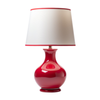 Red lamp isolated on transparent background png