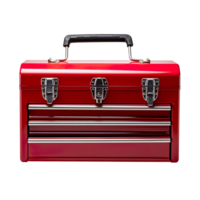 Red Toolbox isolated on transparent background png
