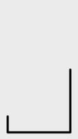 Simple line vertical animation of frame on white background video