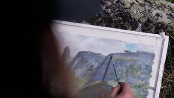 The Artistic Journey. Capturing Creativity on Canvas video