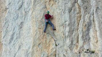 The Courageous Ascent. Conquering the Majestic Mountain Summit with Determination and Perseverance video