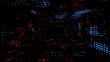 Abstract digital dot background animation seamless loop video