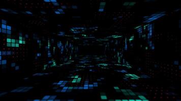Abstract digital dot background animation seamless loop video