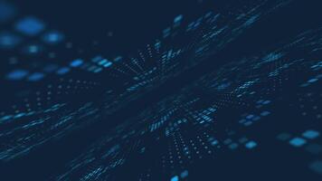 Abstract digital dot background animation seamless loop video