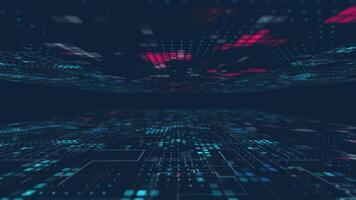 Abstract digital dot background animation seamless loop video