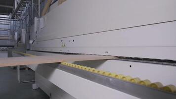 Workflow. Creative. A huge factory working with materials using special equipment and machines. video