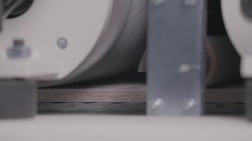 Workflow. Creative. A huge factory working with materials using special equipment and machines. video